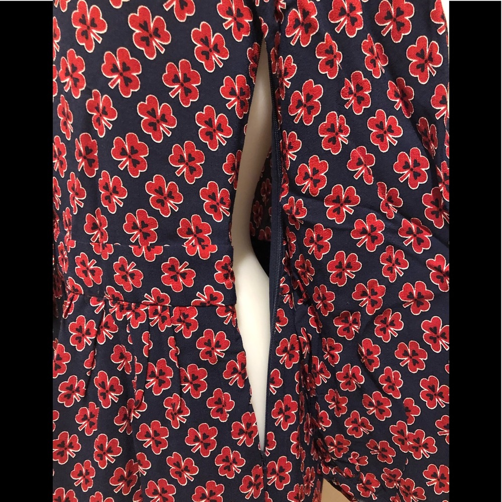GAP👗LONG-SLEEVES V-NECKLACE TIE DRESS Size 2 - Picture 12 of 14